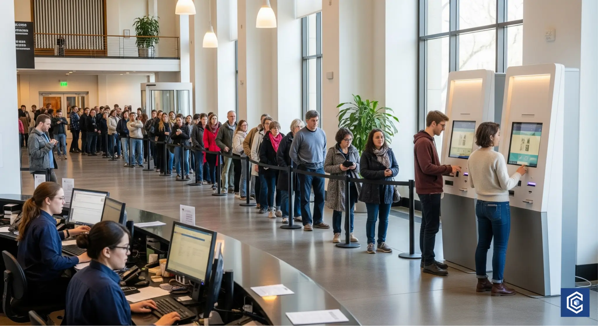 self-service kiosks reduce staff