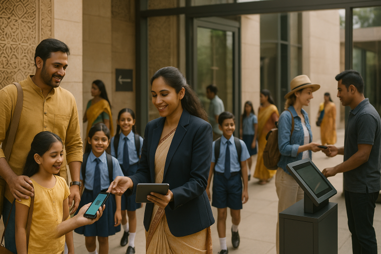 Welcoming Museum Entrance