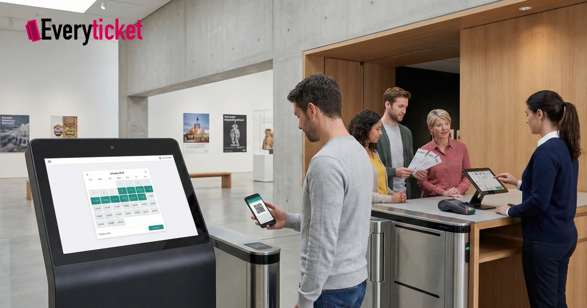Modern Museum Booking System for Timed Entry & Group Bookings