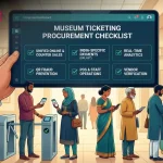 online ticketing service checklist for Indian Museums